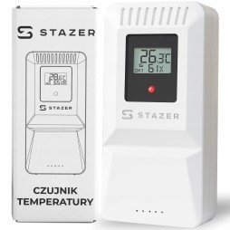 Czujnik temperatury i wilgotności bezprzewodowy –  do Stazer ClimatiQ WiFi dodatkowy