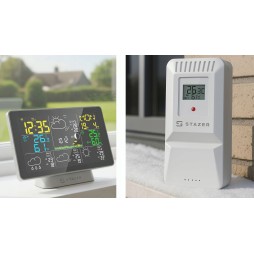 Czujnik temperatury i wilgotności bezprzewodowy –  do Stazer ClimatiQ WiFi dodatkowy