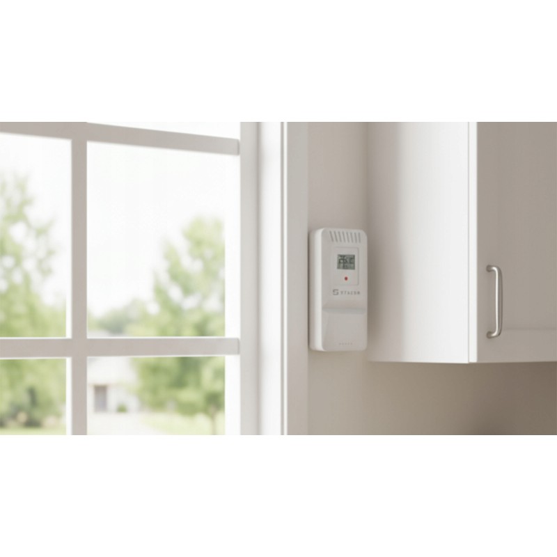Czujnik temperatury i wilgotności bezprzewodowy –  do Stazer ClimatiQ WiFi dodatkowy