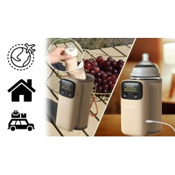 Przenośny podgrzewacz do butelek mleka mleka przenośny turystyczny samochodowy USB