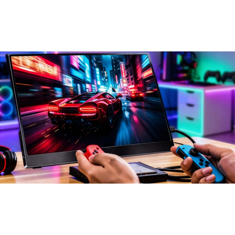 Przenośny monitor do laptopa i smartfona 14 cali IPS LCD WUXGA 1920x1200, HDR, USB-C, Mini HDMI, 60 Hz