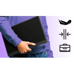 Przenośny monitor do laptopa i smartfona 14 cali IPS LCD WUXGA 1920x1200, HDR, USB-C, Mini HDMI, 60 Hz