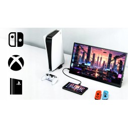 Przenośny monitor do laptopa i smartfona 14 cali IPS LCD WUXGA 1920x1200, HDR, USB-C, Mini HDMI, 60 Hz