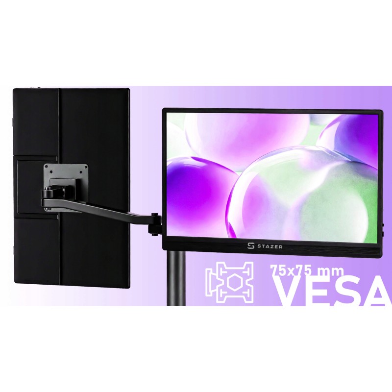 Przenośny monitor do laptopa i smartfona 14 cali IPS LCD WUXGA 1920x1200, HDR, USB-C, Mini HDMI, 60 Hz