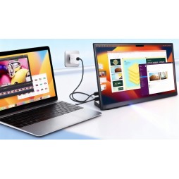 Przenośny monitor do laptopa i smartfona 14 cali IPS LCD WUXGA 1920x1200, HDR, USB-C, Mini HDMI, 60 Hz