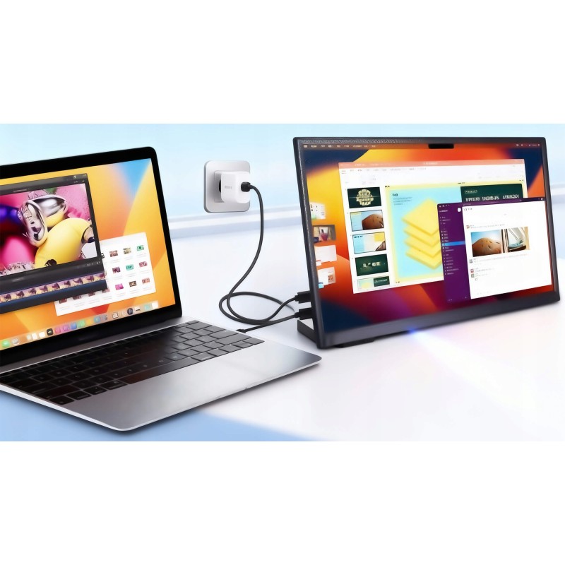 Przenośny monitor do laptopa i smartfona 14 cali IPS LCD WUXGA 1920x1200, HDR, USB-C, Mini HDMI, 60 Hz