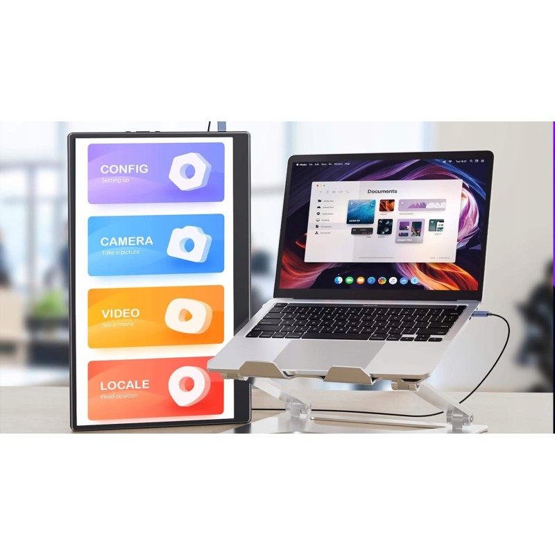 Przenośny monitor do laptopa i smartfona 14 cali IPS LCD WUXGA 1920x1200, HDR, USB-C, Mini HDMI, 60 Hz