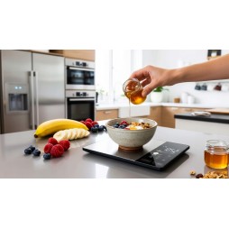 Waga kuchenna dietetyczna bluetooth z aplikacją na telefon 5kg/1g