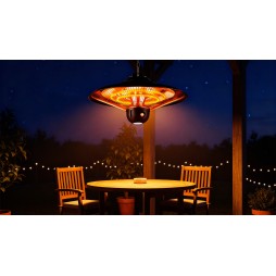 vIben SUNVEIL - promiennik sufitowy lampa grzewcza żarnik z pilotem na taras 2000W