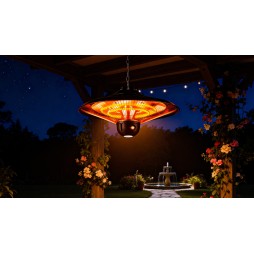 vIben SUNVEIL - promiennik sufitowy lampa grzewcza żarnik z pilotem na taras 2000W
