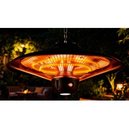 vIben SUNVEIL - promiennik sufitowy lampa grzewcza żarnik z pilotem na taras 2000W