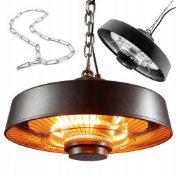 vIben Aurio - promiennik sufitowy lampa grzewcza żarnik z pilotem na taras 2000W