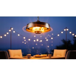 vIben Aurio - promiennik sufitowy lampa grzewcza żarnik z pilotem na taras 2000W