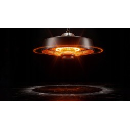 vIben Aurio - promiennik sufitowy lampa grzewcza żarnik z pilotem na taras 2000W