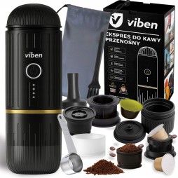 Przenośny ekspres do kawy mielonej kapsułki Nespresso espresso 19 bar 100W