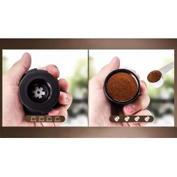 Przenośny ekspres do kawy mielonej kapsułki Nespresso espresso 19 bar 100W