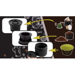 Przenośny ekspres do kawy mielonej kapsułki Nespresso espresso 19 bar 100W
