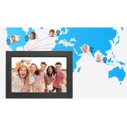 STAZER cyfrowa ramka na zdjęcia 10,1″ Wi-Fi HD IPS 1280 x 800, 32 GB, aplikacja Frameo