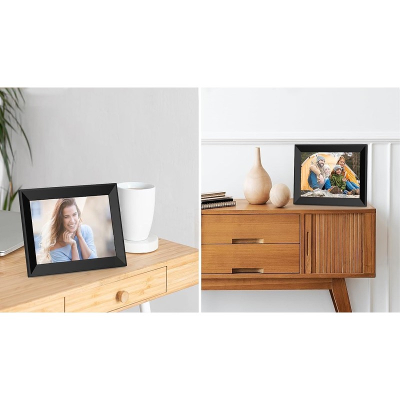 STAZER cyfrowa ramka na zdjęcia 10,1″ Wi-Fi HD IPS 1280 x 800, 32 GB, aplikacja Frameo