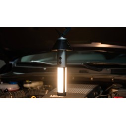 Wielofunkcyjna lampa na biwak, latarka robocza led COB 3w1