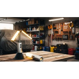 Wielofunkcyjna lampa na biwak, latarka robocza led COB 3w1