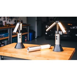 Wielofunkcyjna lampa na biwak, latarka robocza led COB 3w1