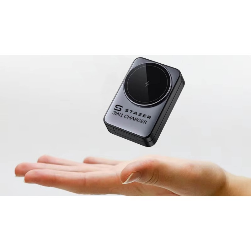 BEZPRZEWODOWA ŁADOWARKA INDUKCYJNA WIRELESS DO APPLE WATCH, IPHONE I AIRPODS 3W1 15W MAGSAFE QI