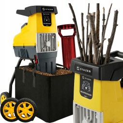 Rozdrabniacz Elektryczny Rębak do Gałęzi Frezowy 60l 44mm 3600W