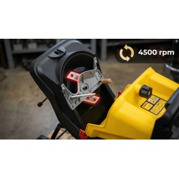 Elektryczny Rozdrabniacz do Gałęzi Nożowy Rębak 45l 45mm 3600W