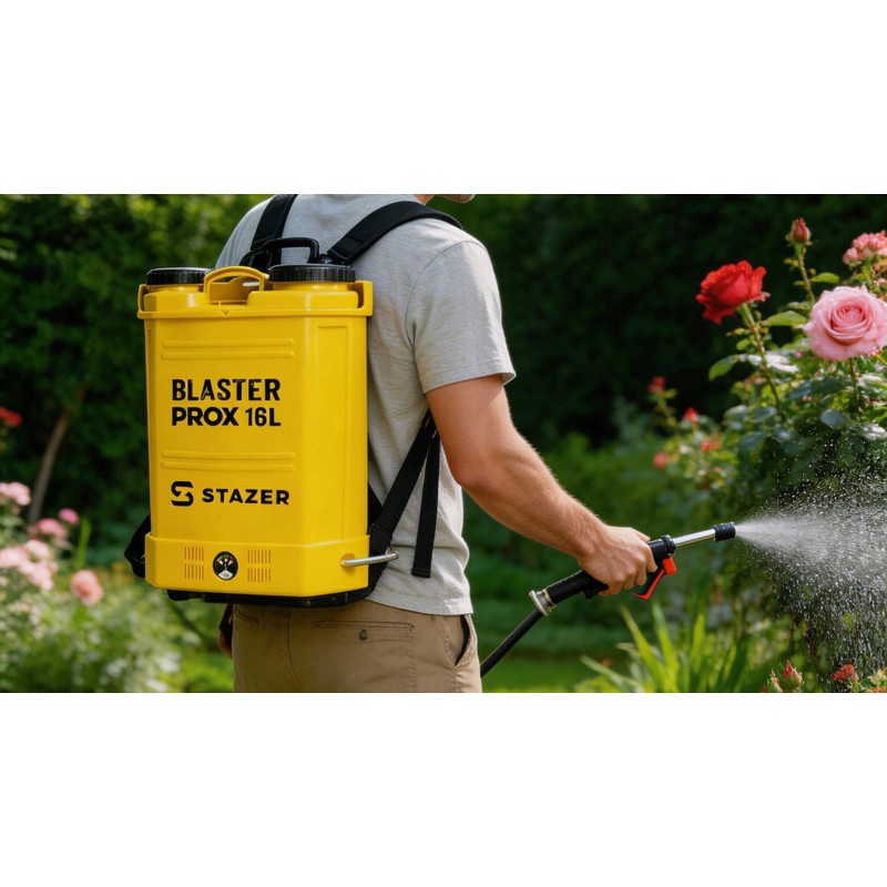 STAZER BLASTER ProX Opryskiwacz opryskiwacz plecakowy akumulatorowy elektryczny lanca 46-80 cm 16 l