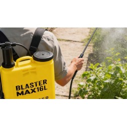 STAZER BLASTER MAX – Opryskiwacz Plecakowy Ciśnieniowy Ręczny Ogrodowy 16 l, Lanca Teleskopowa 46–80 cm