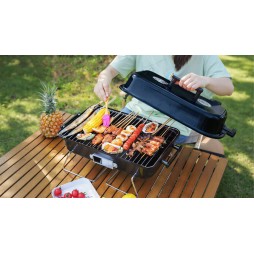 Grill turystyczny przenośny węglowy składany BBQ kempingowy walizka pojemny