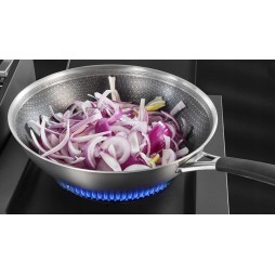 Grill gazowy ruszt żeliwny nierdzewny ogrodowy palnik boczny 4+1 13,7 KW
