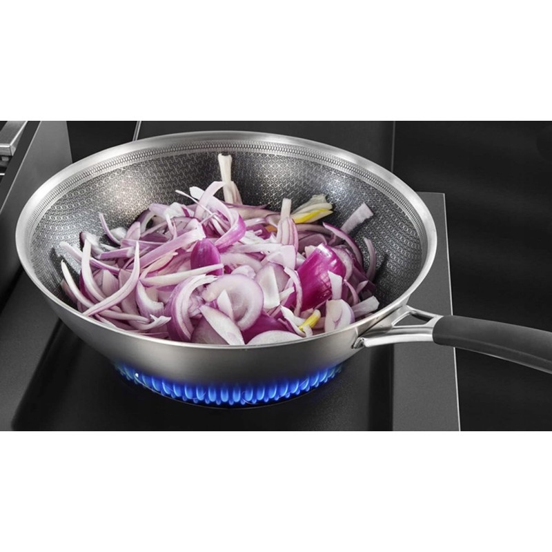 Grill gazowy ruszt żeliwny nierdzewny ogrodowy palnik boczny 4+1 13,7 KW