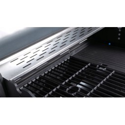 Grill gazowy ruszt żeliwny nierdzewny ogrodowy palnik boczny 4+1 13,7 KW