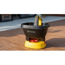 Siewnik automatyczny elektryczny rozsiewacz nasion nawozu soli piasku 2,7 l