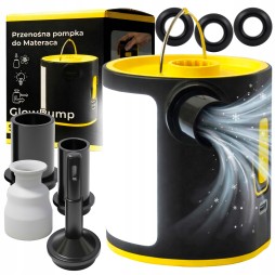 Pompka elektryczna z latarką LED do materaca, piłki i nie tylko | akumulator, USB-C, lampką LED, tryb SOS