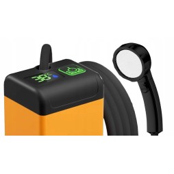 Przenośny prysznic turystyczny kempingowy elektryczny z akumulatorem 6000 mAh 5 V