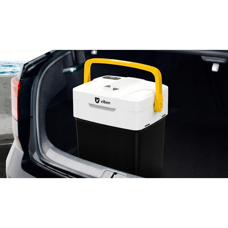 VIBEN ArcticFlow przenośna lodówka turystyczna samochodowa z funkcją grzania USB 12V 230V 29 l