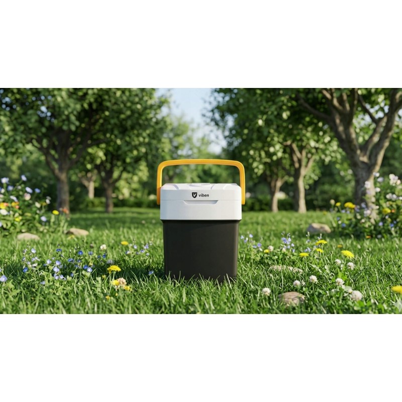 VIBEN ArcticFlow przenośna lodówka turystyczna samochodowa z funkcją grzania USB 12V 230V 29 l