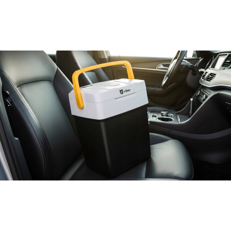 VIBEN ArcticFlow przenośna lodówka turystyczna samochodowa z funkcją grzania USB 12V 230V 29 l