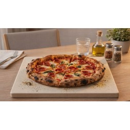 Kamień do pizzy 33 x 33 cm - kordieryt do piekarnika i pieca