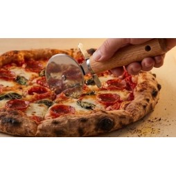 Nóż do pizzy z okrągłym ostrzem - praktyczny produkt do kuchni ze stali nierdzewnej