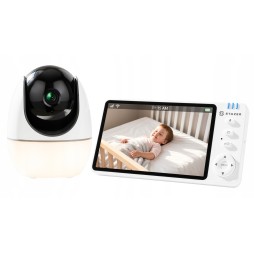 Niania elektroniczna Smart 2w1 z kamerą, aplikacją i monitorem 5"