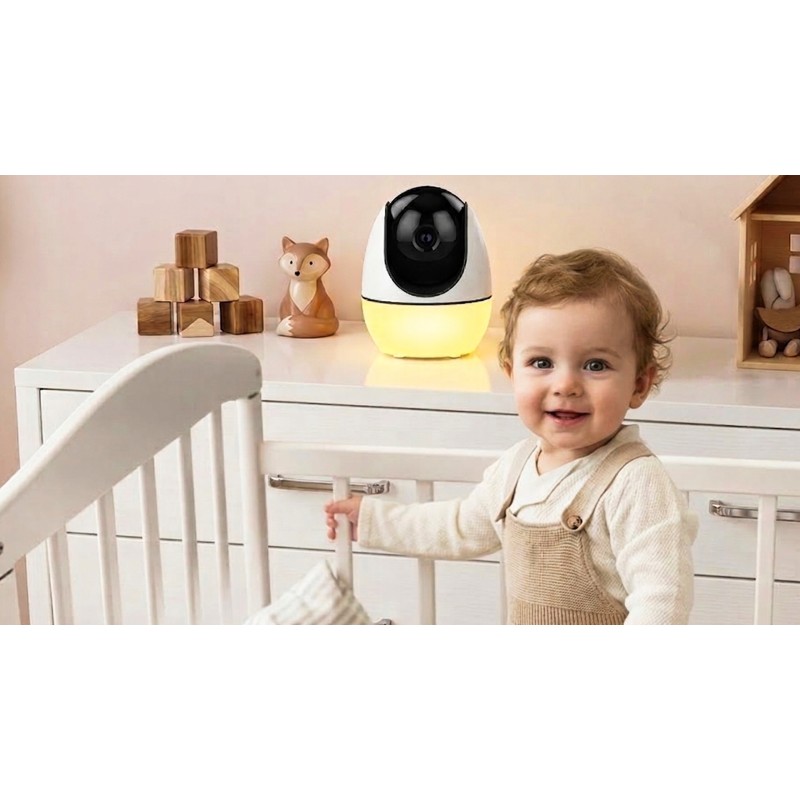Niania elektroniczna Smart 2w1 z kamerą, aplikacją i monitorem 5"