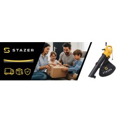 Dmuchawa elektryczna do liści STAZER 3500 W z odkurzaczem