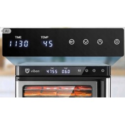 Suszarka do owoców, grzybów i ziół Viben DeHydroX Pro 1000 W, 9 tac