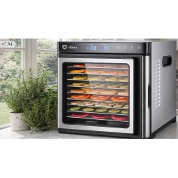 Suszarka do owoców, grzybów i ziół Viben DeHydroX Pro 1000 W, 9 tac