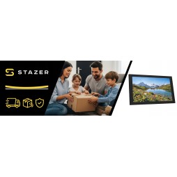 Cyfrowa ramka na zdjęcia STAZER ekran dotykowy IPS 10,1 cala Wi-Fi 16 GB