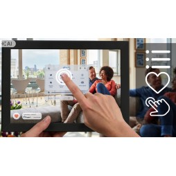 Cyfrowa ramka na zdjęcia STAZER ekran dotykowy IPS 10,1 cala Wi-Fi 16 GB